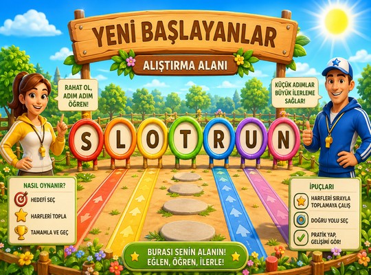 Slotrun Yeni Başlayan Oyuncular – Pratik Alanı